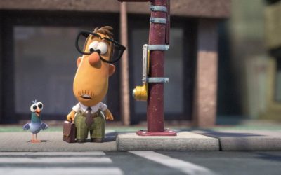 Disney Short Circuit Review: "Crosswalk" is Like a Newspaper Editorial Cartoon Told Through Claymation Style About a Man Who Wants to Cross the Road