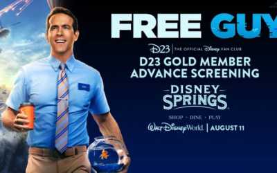D23 Gold Member Advance Screening of "Free Guy" at Disney Springs August 11