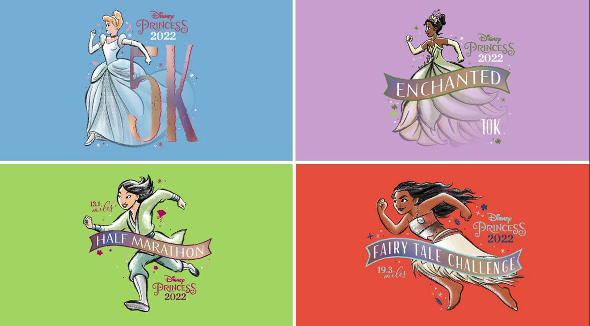 Race Themes Revealed For The 2022 Disney Princess Half Marathon Weekend Laughingplace Com Map Of Disney Marathon February 2022