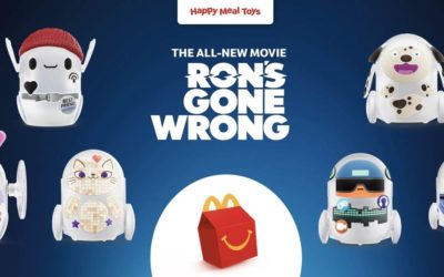 "Ron's Gone Wrong" Happy Meal Toys Glide into McDonald's Restaurants