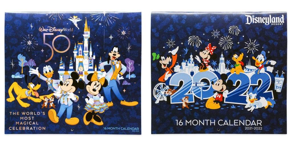 Disney 2022 Calendar Plan For Magic With New 2022 Walt Disney World And Disneyland Wall Calendars