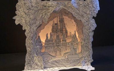 Disney Paper Parks Celebrates Walt Disney World's 50th Anniversary with Cinderella Castle Shadow Box Project