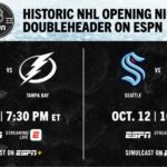 National Hockey League Regular Season Games to Air on ESPN, ESPN+, Hulu, and ABC Starting October 12th