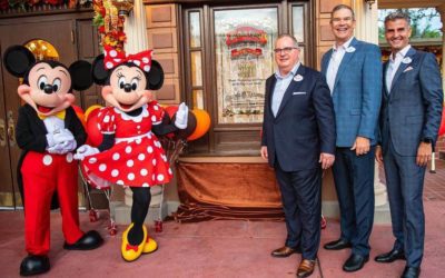 George Kalogridis Honored with Window on Main Street U.S.A. While Serving as the Global Ambassador for the Walt Disney World 50th Anniversary Celebration