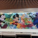 Imagineer Zach Riddley Shows Off Mural In New Creations Shop at EPCOT
