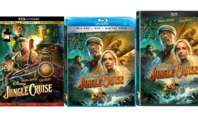 Disney's "Jungle Cruise" Coming to 4K, Blu-Ray, DVD November 16th with Cover Art and Store Exclusives Revealed