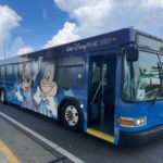 WDW 50 - Disney Buses, Skyliner Get "World's Most Magical Celebration" Wraps Ahead of 50th Anniversary
