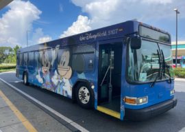 WDW 50 - Disney Buses, Skyliner Get "World's Most Magical Celebration" Wraps Ahead of 50th Anniversary