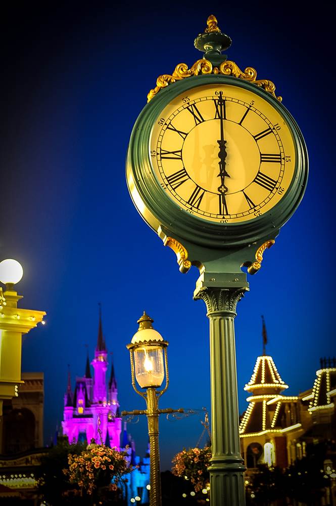 WDW 50 Landmark Clock at Walt Disney World's Magic Kingdom Receives