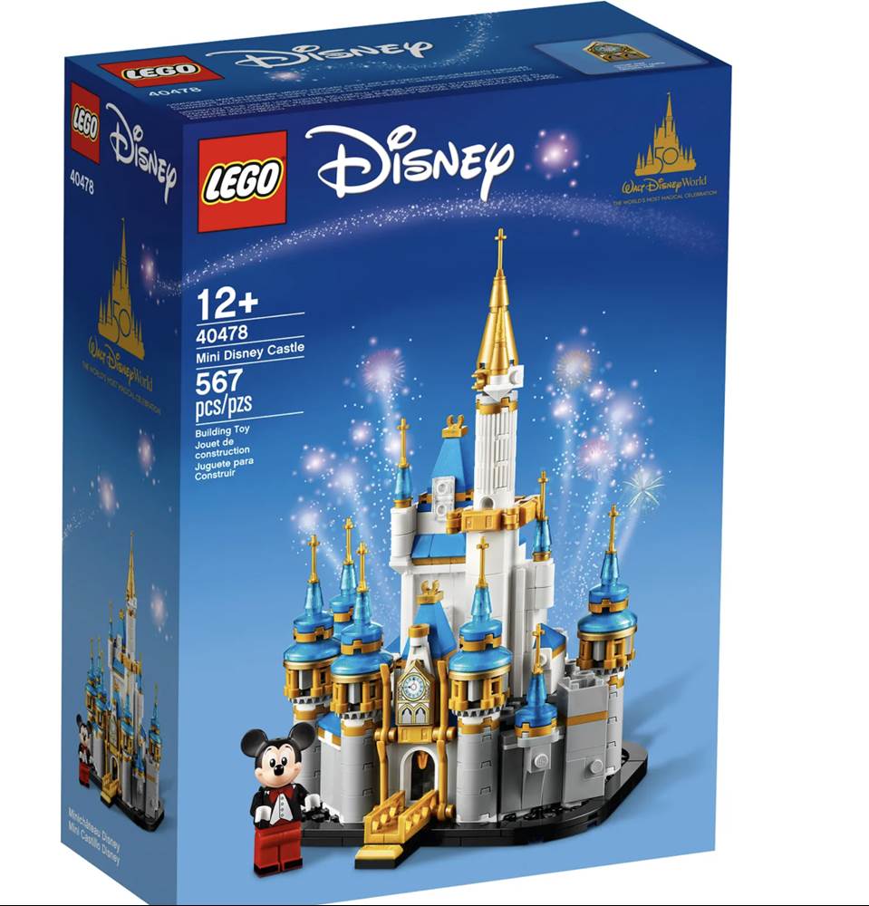 WDW 50 - LEGO Mini Disney Castle Revealed for Walt Disney World's 