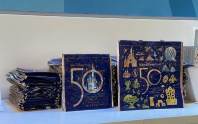 WDW 50: New 50th Anniversary Pins and Reusable Bags Debut