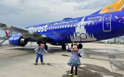 WDW 50 - Southwest Airlines Unveils Walt Disney World 50th Anniversary Plane