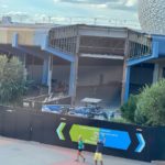 Demolition of the Temporary MouseGear at EPCOT Begins