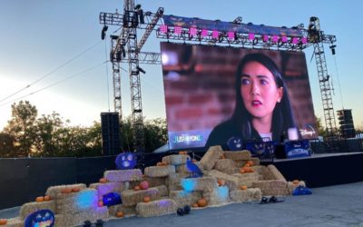 Disney+ Hosts Special Advance Screening of New R.L. Stine Series "Just Beyond" at Hallowstream Drive-In