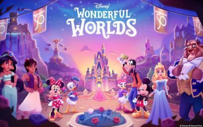 Ludia Launches Disney Wonderful Worlds Mobile Game with Limited-Time Walt Disney World 50th Anniversary Decorations