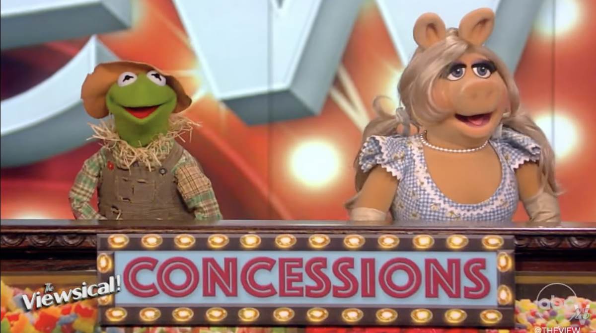 Kermit the Frog and Miss Piggy Perform 