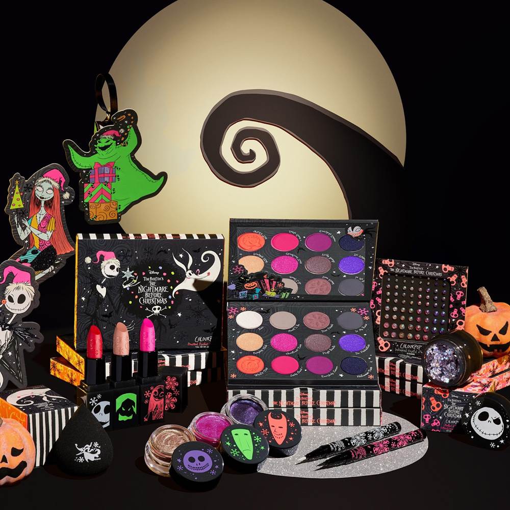 "The Nightmare Before Christmas" Collection Arrives on ColourPop Nightmare Before Christmas Makeup