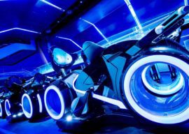 TRON Lightcycle Run Vehicles Spotted on Route to the Magic Kingdom