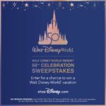 Win a Dream Disney Vacation by Entering the Walt Disney World Resort 50th Celebration Sweepstakes