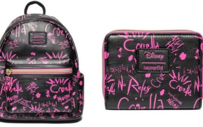 "Cruella" Graffiti Loungefly Backpack and Wallet Available Exclusively at Entertainment Earth