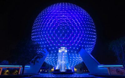 Disney Park Icons Across the Globe Light Up Blue for Disney+ Day