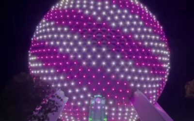 EPCOT Beacons of Magic Gets a Holiday Lighting Update