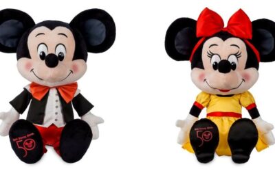 Commemorate WDW 50 with Adorable Mickey Mouse and Minnie Mouse Retro Plush