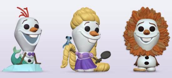 Exclusive  Disney+ Olaf Presents Funko Pop! Figures Now Available For  Preorder