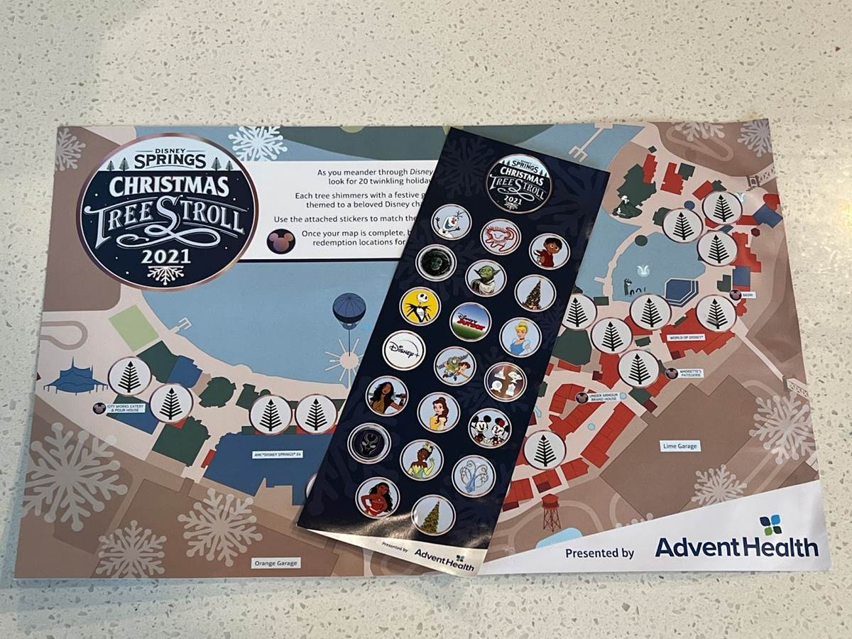 Photos 2021 Disney Springs Christmas Tree Stroll