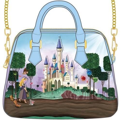 HKDL - Sleeping Beauty Castle Aurora & Prince Phillip Loungefly Backpack