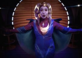 Star Wars: Galactic Starcruiser's Gaya Performs During "The Wonderful World of Disney: Magical Holiday Celebration"