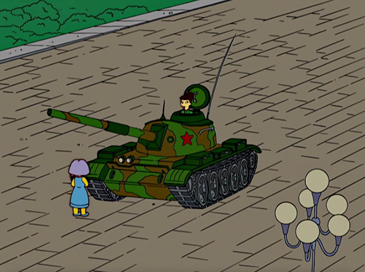 The Simpsons&quot; Episode Referencing Tiananmen Square Blocked on Disney+ in Hong Kong - LaughingPlace.com
