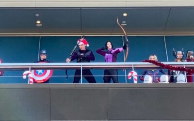 Video - Hawkeye Arrives at Avengers Campus in Action-Packed Holiday Show