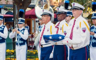 Video: Veterans Day 2021 Flag Retreat at Disneyland