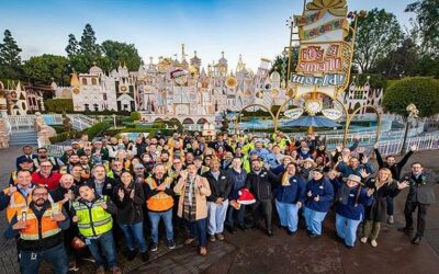 Disney Celebrates Cast Members for the Reopening of "it's a small world holiday"
