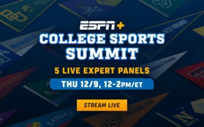 ESPN+ Fan Access: ESPN+ College Sports Summit Thursday, Dec. 9th