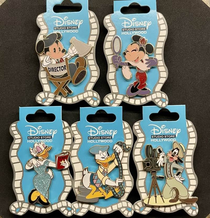 Disney Pin Set - Limited Edition Disney Carousel Pins - 8 Pin Set