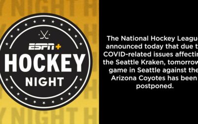 NHL Postpones ESPN+'s Hockey Night Game Due to COVID-Related Issues
