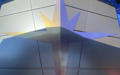 Nova Corps Logo Added to Guardians of the Galaxy: Cosmic Rewind Façade at EPCOT