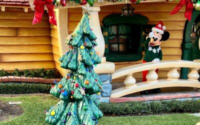 The Christmas Trees of the Disneyland Resort