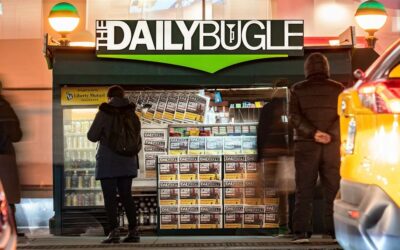 The Daily Bugle Comes to Life with Newsstands Around New York City Ahead of "Spider-Man: No Way Home"