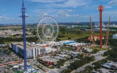 Towering Orlando SlingShot and FreeFall Attractions Open Tomorrow at ICON Park