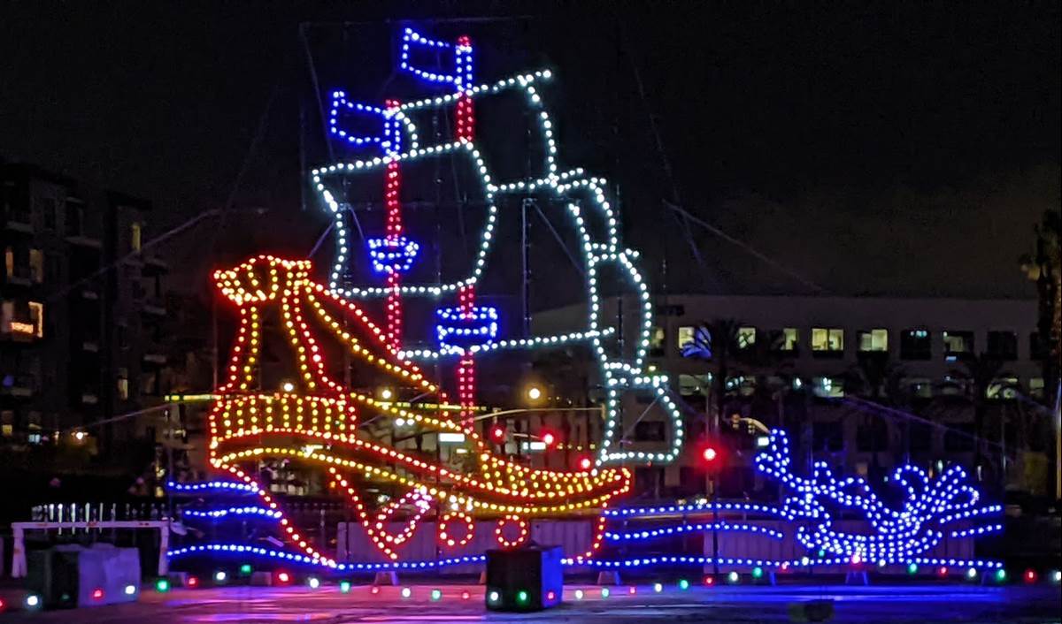 Video/Photos Magic of Lights at Angel Stadium Brings Joy to the World