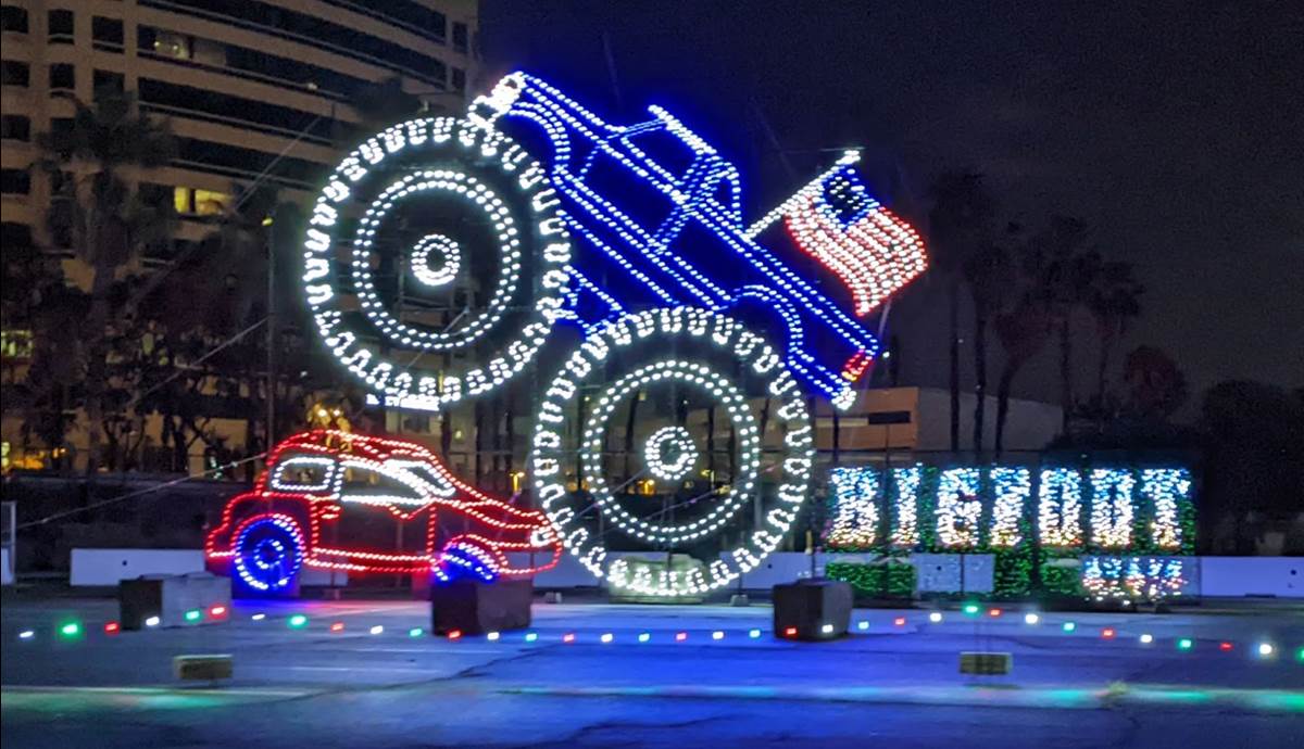 Video/Photos Magic of Lights at Angel Stadium Brings Joy to the World