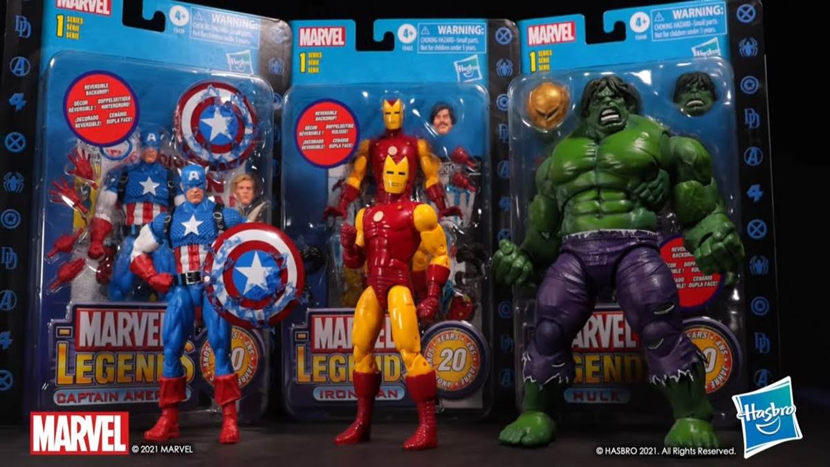 MARVEL - Captain America - Figurine Marvel Legends 20Th