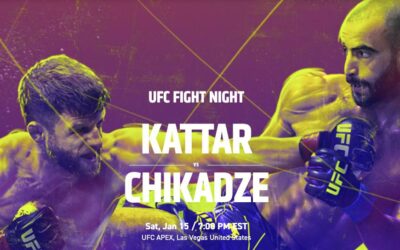 Preview - UFC Fight Night: Kattar vs. Chikadze Kicks Off 2022 for the UFC