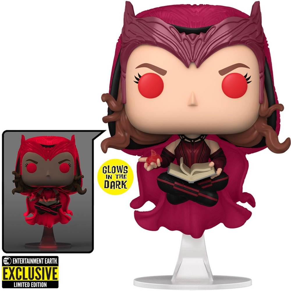 Exclusive Scarlet Witch Glow-in-the-Dark Funko Pop!  Now available for pre-order on Entertainment Earth