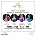 Cast of "Disney Princess – The Concert" Set to Appear at Downtown Disney on Monday, February 28th
