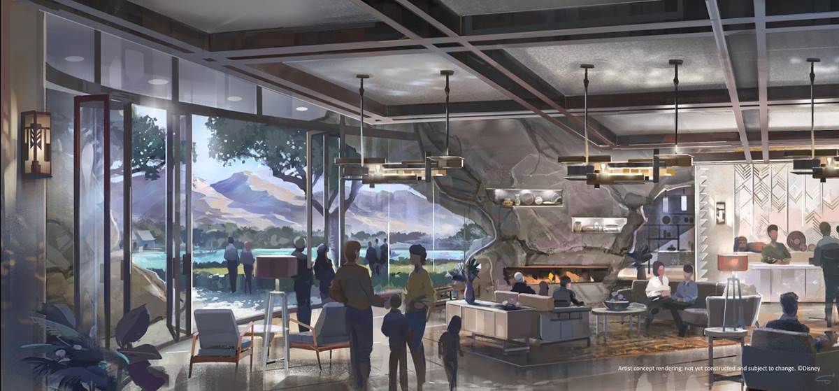 Cotino member clubhouse interior rendering