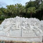 Photos: "The Ice Age Adventures of Buck Wild" Sand Sculpture Appears at Disney's Animal Kingdom